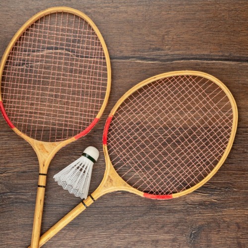 Badmintono raketės