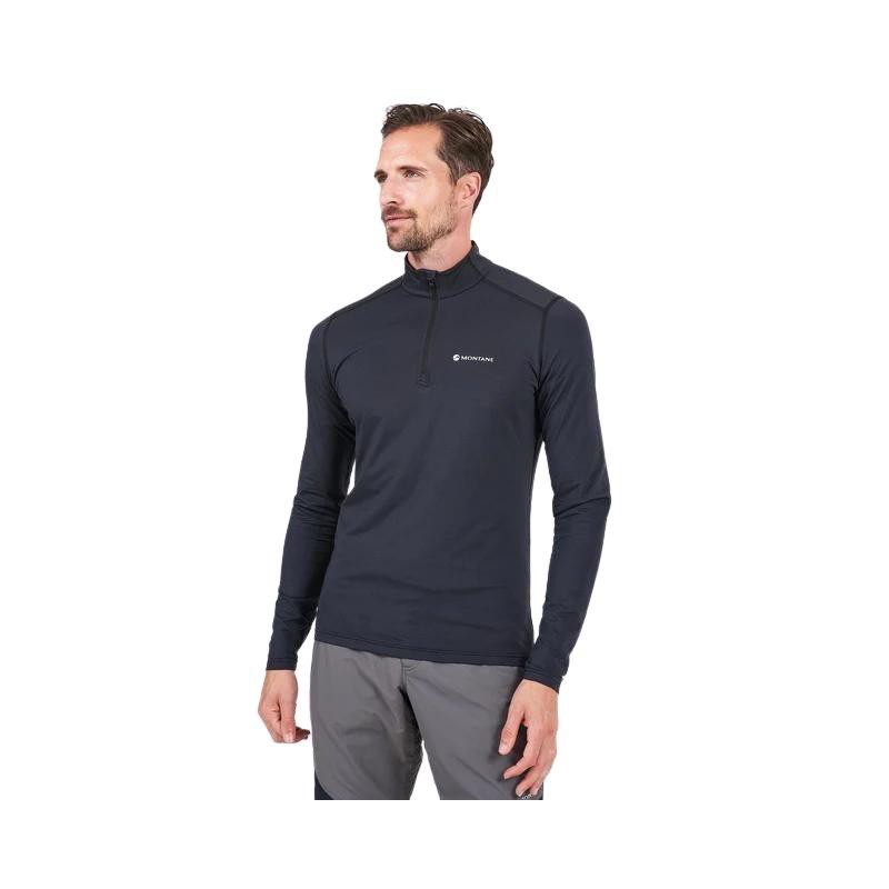 Vyriški termo marškinėliai Montane Dart Thermo Zip Neck Vyriški termo marškinėliai Montane Dart Thermo Zip Neck