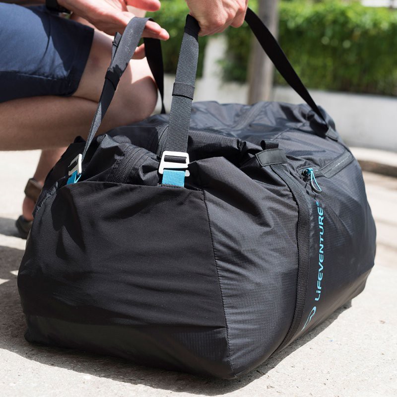 Susipakuojantis krepšys Lifeventure Travel Light Packable Duffle 70L Susipakuojantis krepšys Lifeventure Travel Light Packable Duffle 70L