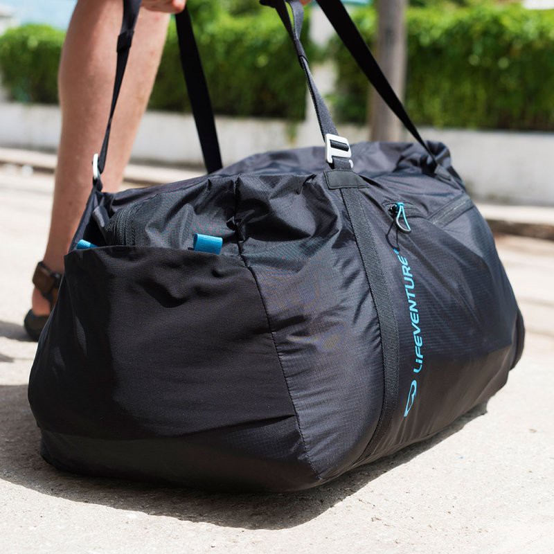 Susipakuojantis krepšys Lifeventure Travel Light Packable Duffle 70L Susipakuojantis krepšys Lifeventure Travel Light Packable Duffle 70L