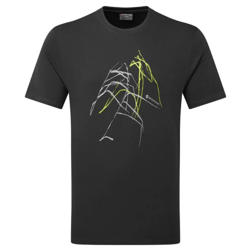 Vyriški marškinėliai Montane Abstract Mountain T-Shirt