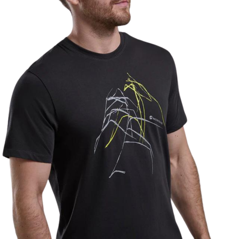 Vyriški marškinėliai Montane Abstract Mountain T-Shirt