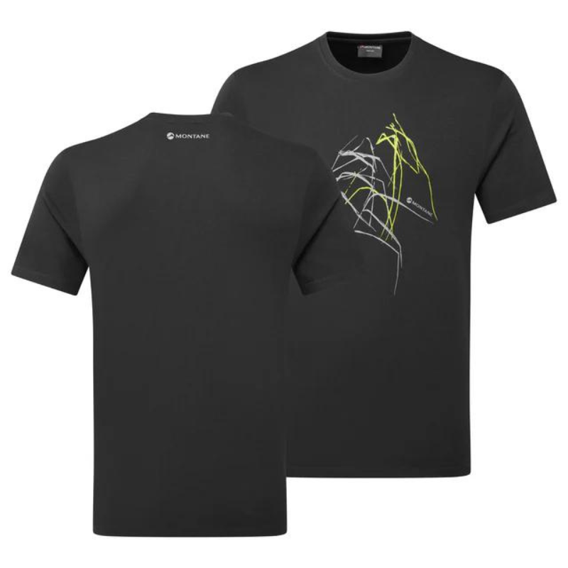 Vyriški marškinėliai Montane Abstract Mountain T-Shirt
