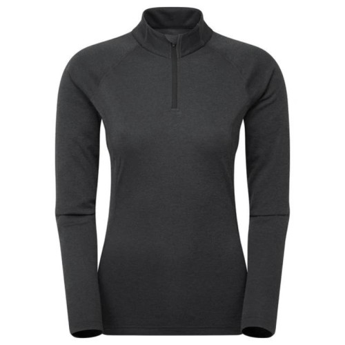 Moteriški marškinėliai Montane F Dart Zip Neck