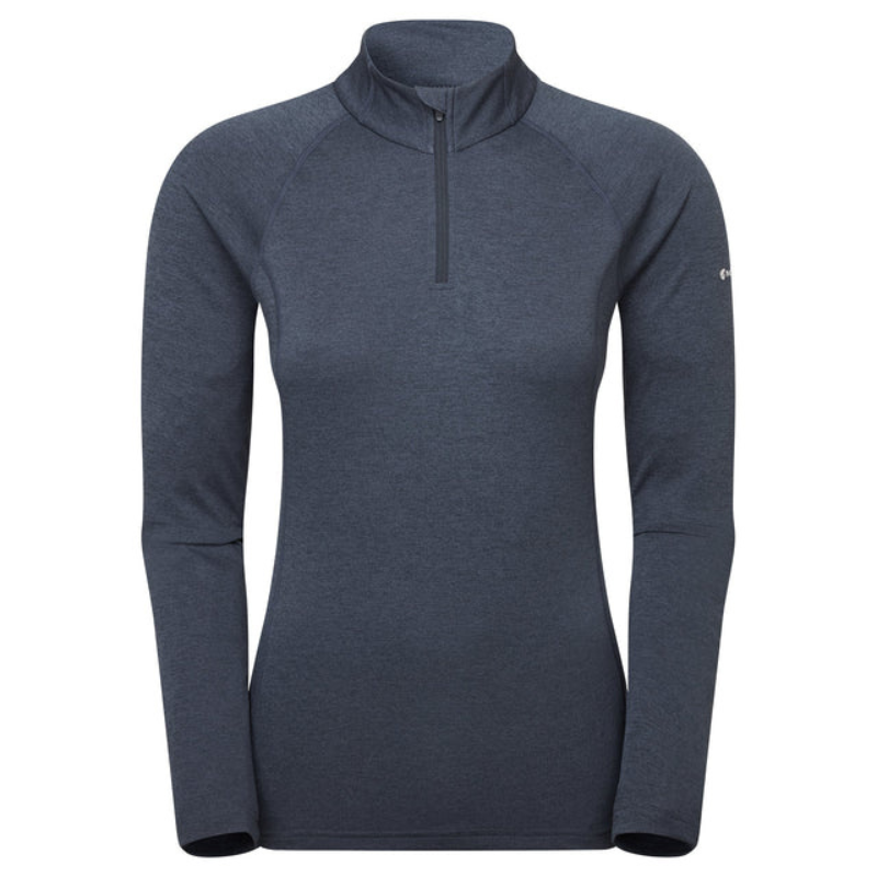 Moteriški marškinėliai Montane F Dart Zip Neck