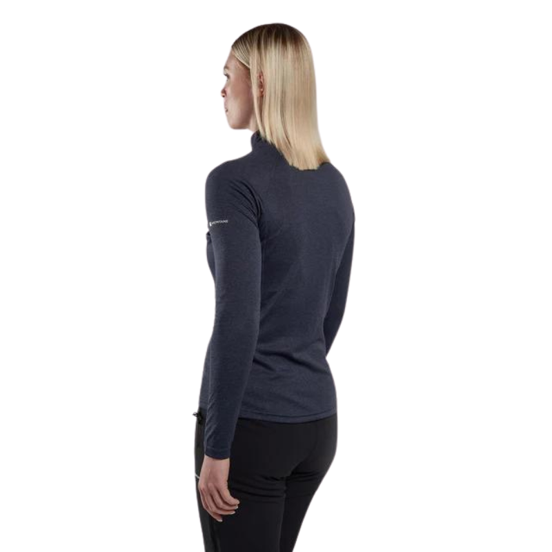 Moteriški marškinėliai Montane F Dart Zip Neck