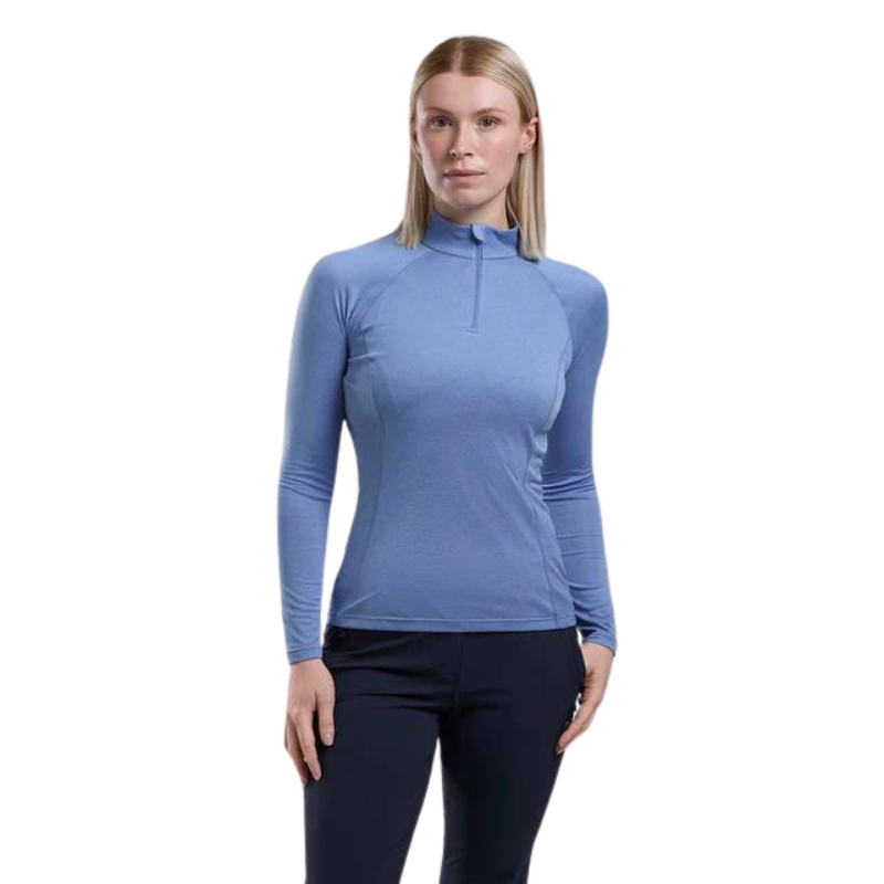 Moteriški marškinėliai Montane F Dart Zip Neck