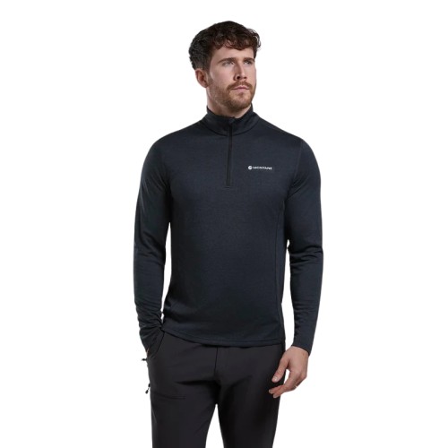 Vyriški termo marškinėliai Montane Dart XT Zip Neck
