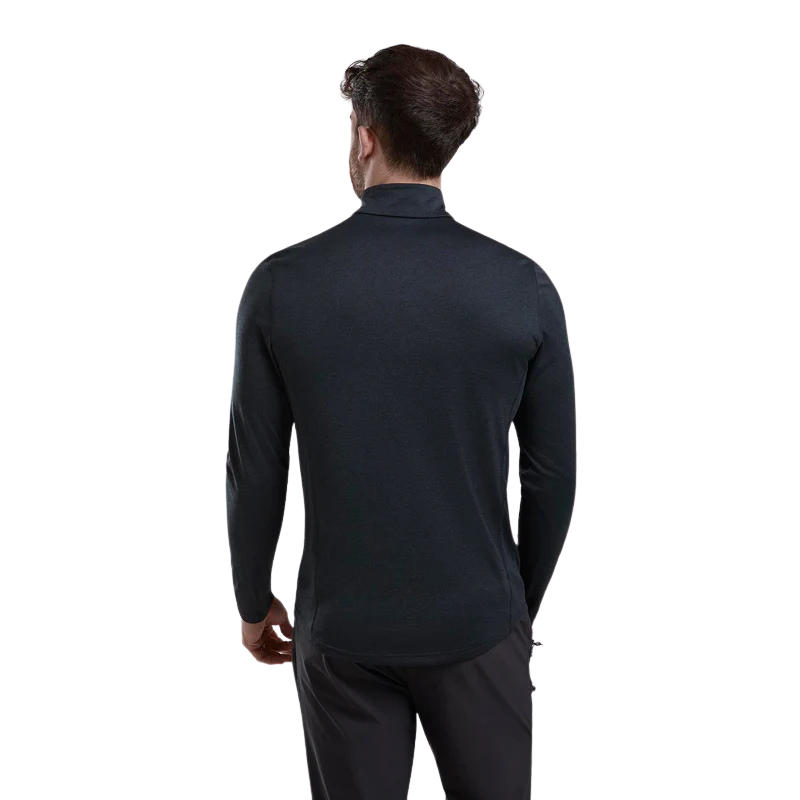 Vyriški termo marškinėliai Montane Dart XT Zip Neck