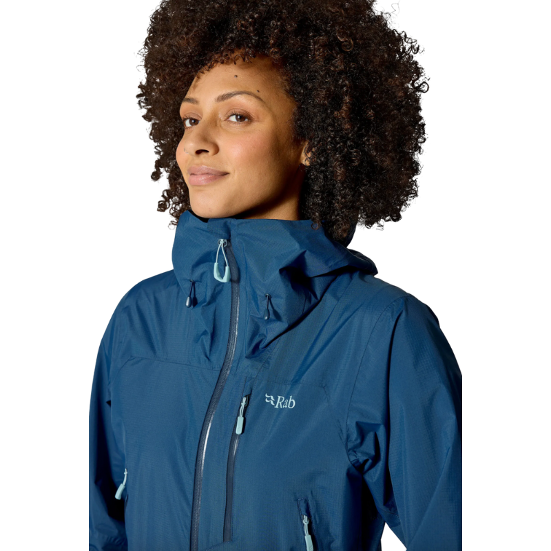 Moteriška striukė nuo lietaus Rab Downpour Mountain Jacket Wmns