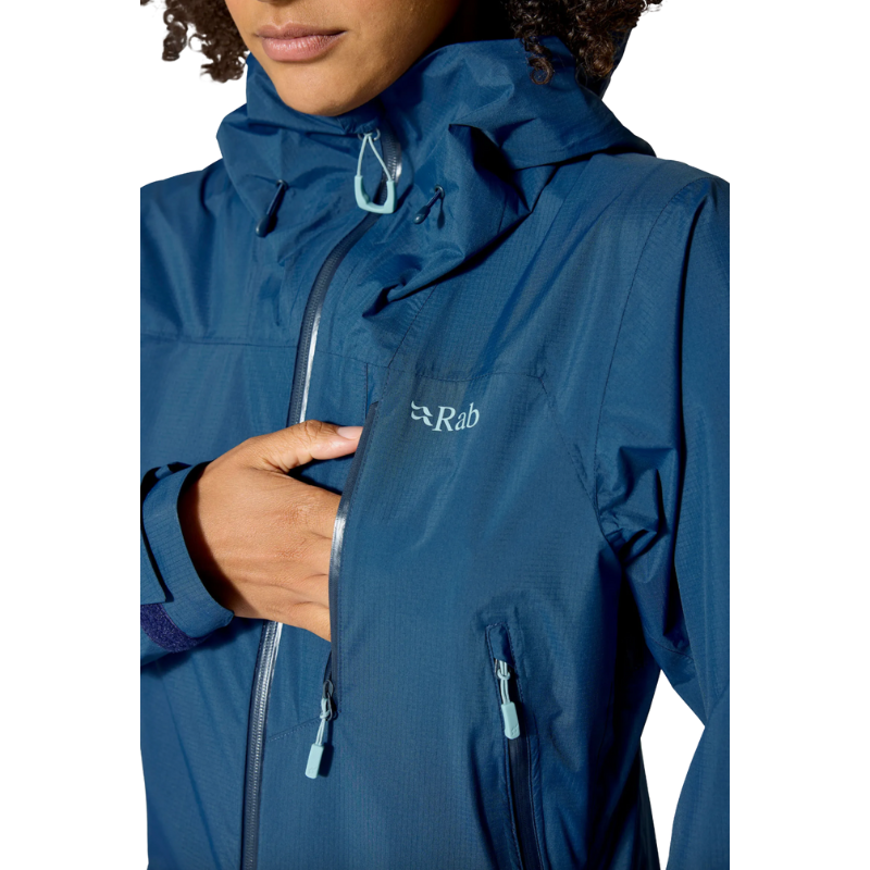 Moteriška striukė nuo lietaus Rab Downpour Mountain Jacket Wmns