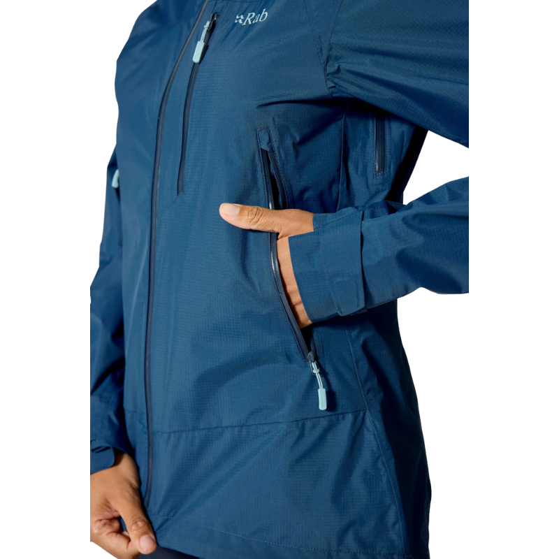 Moteriška striukė nuo lietaus Rab Downpour Mountain Jacket Wmns