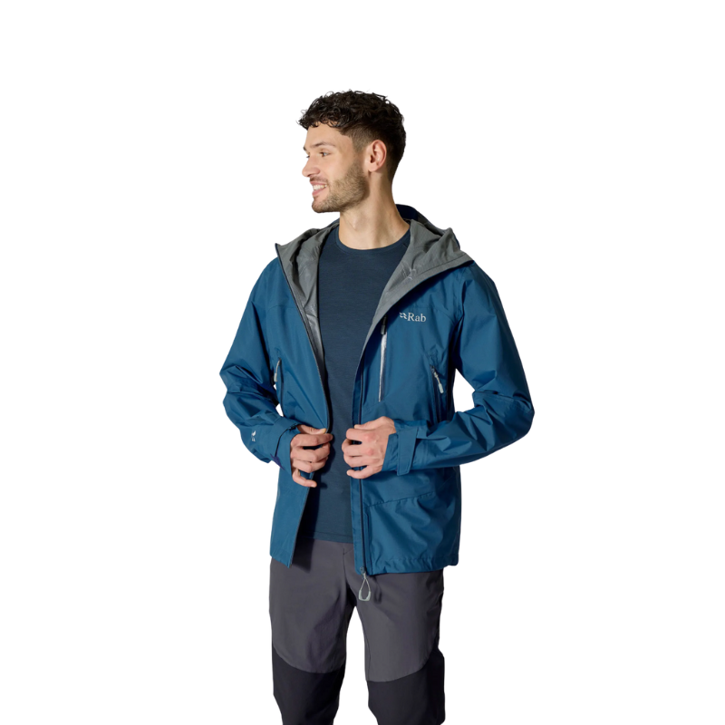 Vyriška striukė nuo lietaus Rab Downpour Mountain Jacket