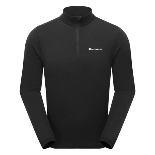 Vyriški termo marškinėliai Montane Malli LS Zip T Shirt