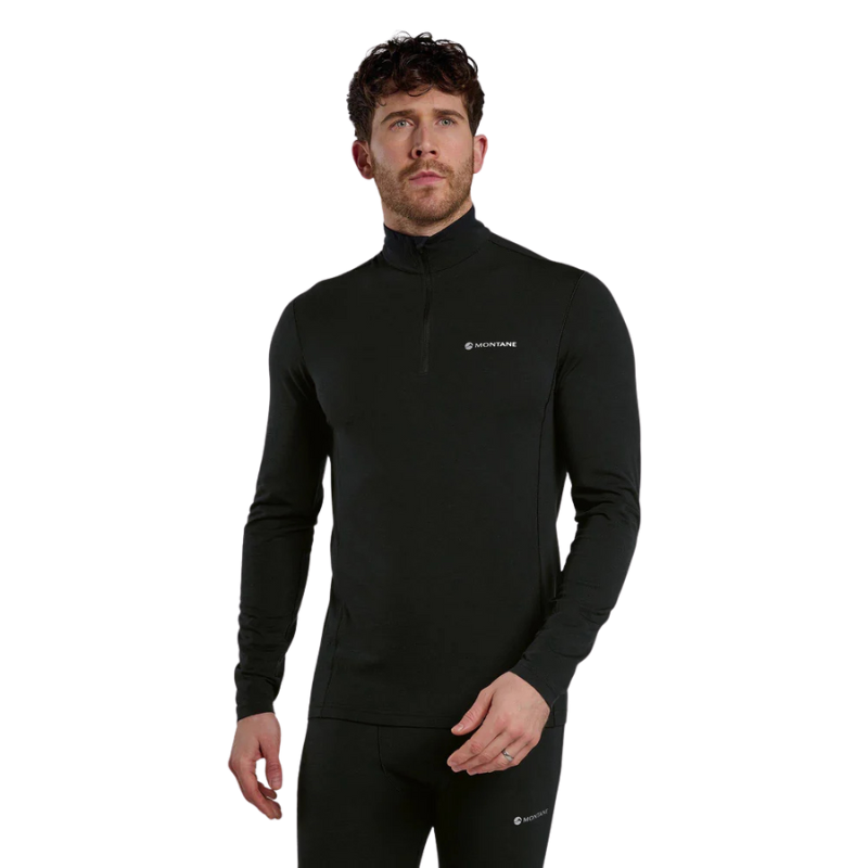 Vyriški termo marškinėliai Montane Malli LS Zip T Shirt Vyriški termo marškinėliai Montane Malli LS Zip T Shirt