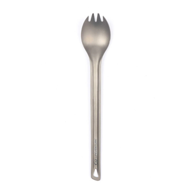 Titaninis šaukštas-šakutė Lifeventure Titanium Long-Handled Spork