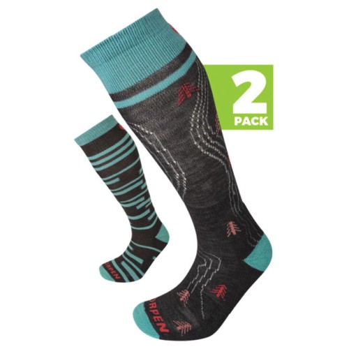 Moteriškos slidinėjimo kojinės Lorpen S2MWC Ski Mid Women 2 Pack