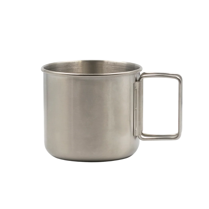 Laken St. Steel Mug 400 ml. With Foldable Handles Laken St. Steel Mug 400 ml. With Foldable Handles