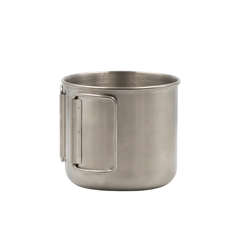 Laken St. Steel Mug 400 ml. With Foldable Handles Laken St. Steel Mug 400 ml. With Foldable Handles