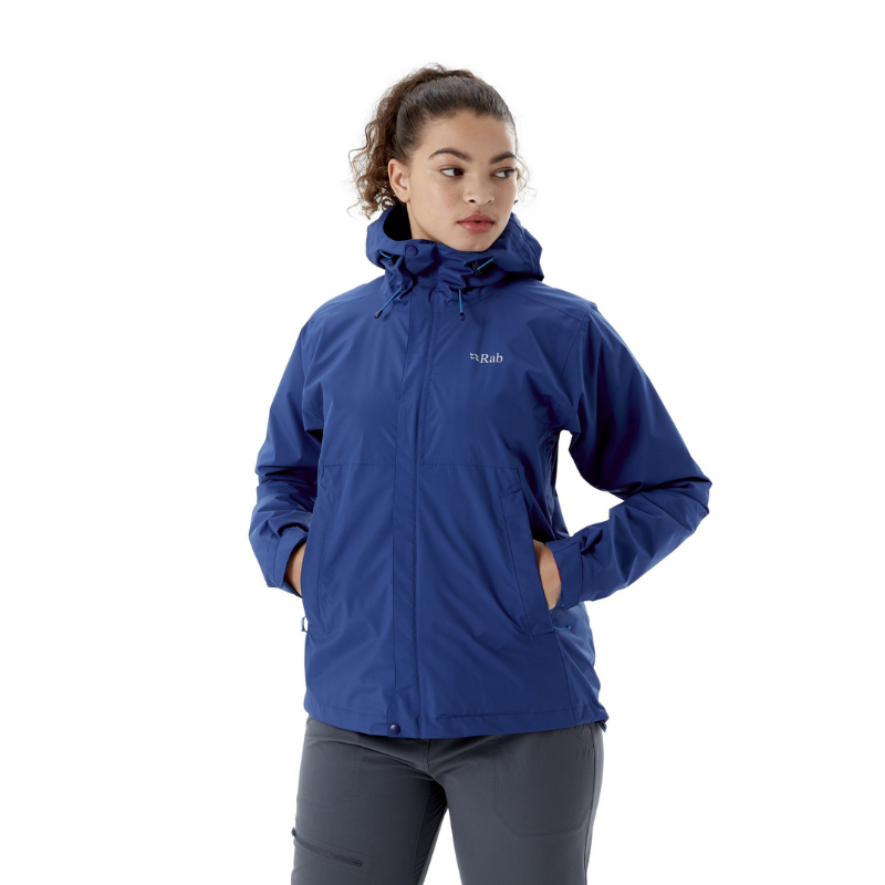 Moteriška striukė nuo lietaus Rab Downpour Eco Jacket Moteriška striukė nuo lietaus Rab Downpour Eco Jacket