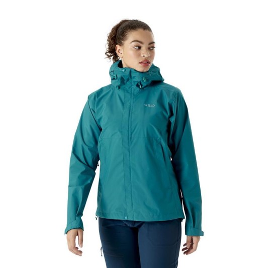 Moteriška striukė nuo lietaus Rab Downpour Eco Jacket Moteriška striukė nuo lietaus Rab Downpour Eco Jacket