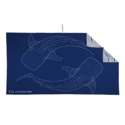 Kelioninis rankšluostis Lifeventure Soft Fibre Towel Whale Shark