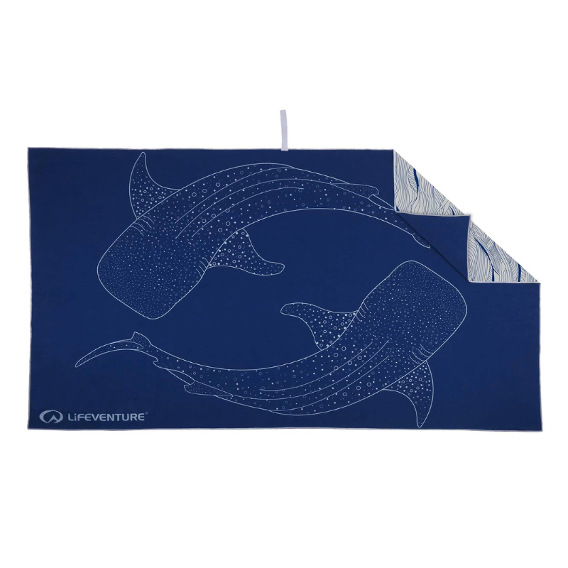 Kelioninis rankšluostis Lifeventure Soft Fibre Towel Whale Shark