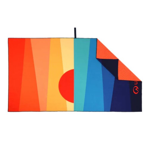 Kelioninis rankšluostis Lifeventure Soft Fibre Towel Rainbow Sun