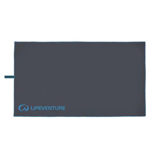 Kelioninis rankšluostis Lifeventure Soft Fibre Recycled Grey L
