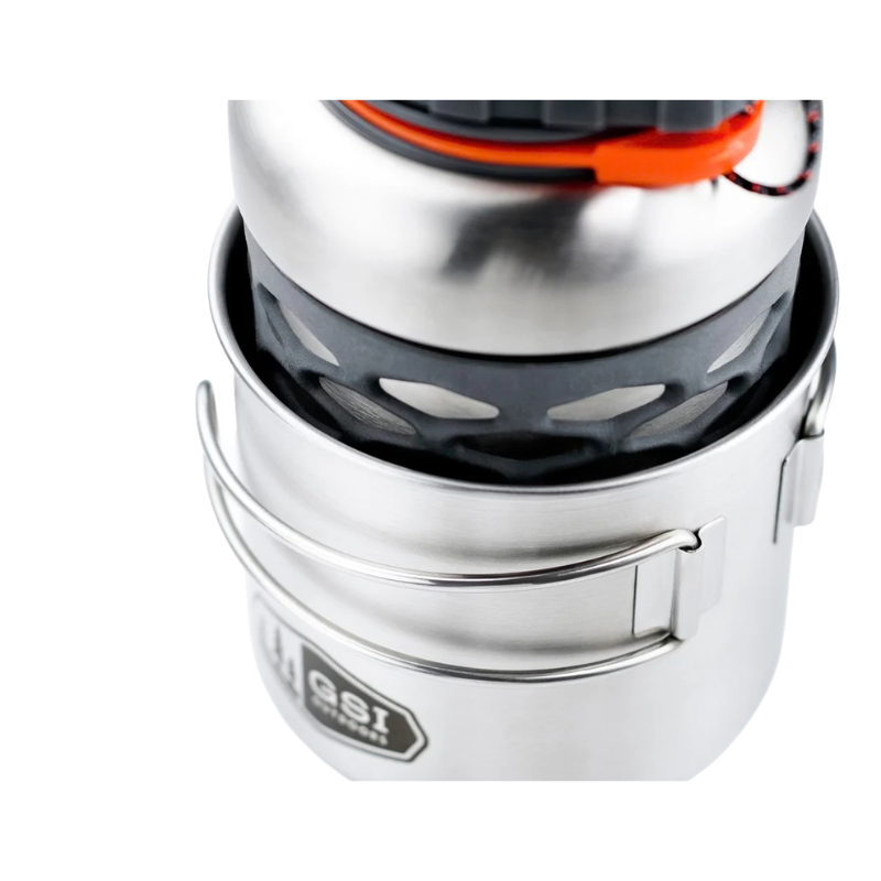 Turistinis puodelis GSI Glacier Stainless Bottle Cup/Pot Turistinis puodelis GSI Glacier Stainless Bottle Cup/Pot