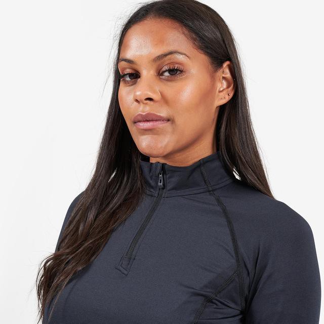 Moteriški termo marškinėliai Montane Fem Dart Thermo Zip Neck