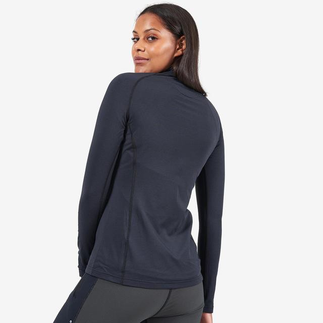Moteriški termo marškinėliai Montane Fem Dart Thermo Zip Neck