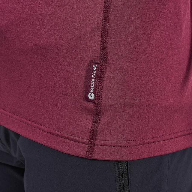 Moteriški termo marškinėliai Montane Fem Dart Thermo Zip Neck