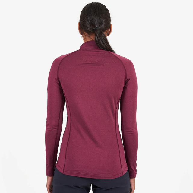 Moteriški termo marškinėliai Montane Fem Dart Thermo Zip Neck