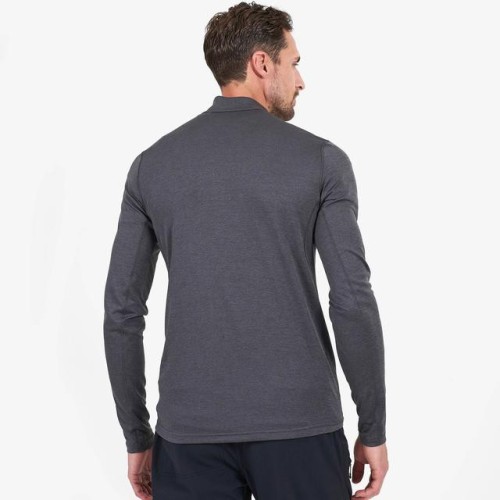 Vyriški termo marškinėliai Montane Dart Thermo Zip Neck